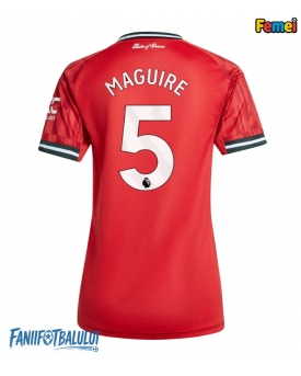 Manchester United Harry Maguire #5 Tricou Fotbal Replică 2025-26 Femei Acasa